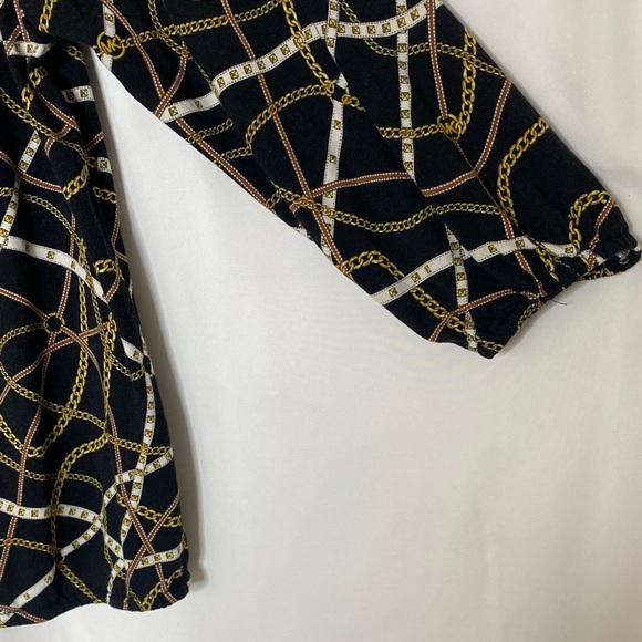MICHAEL Michael Kors Chain Print Blouse - Picture 4 of 7
